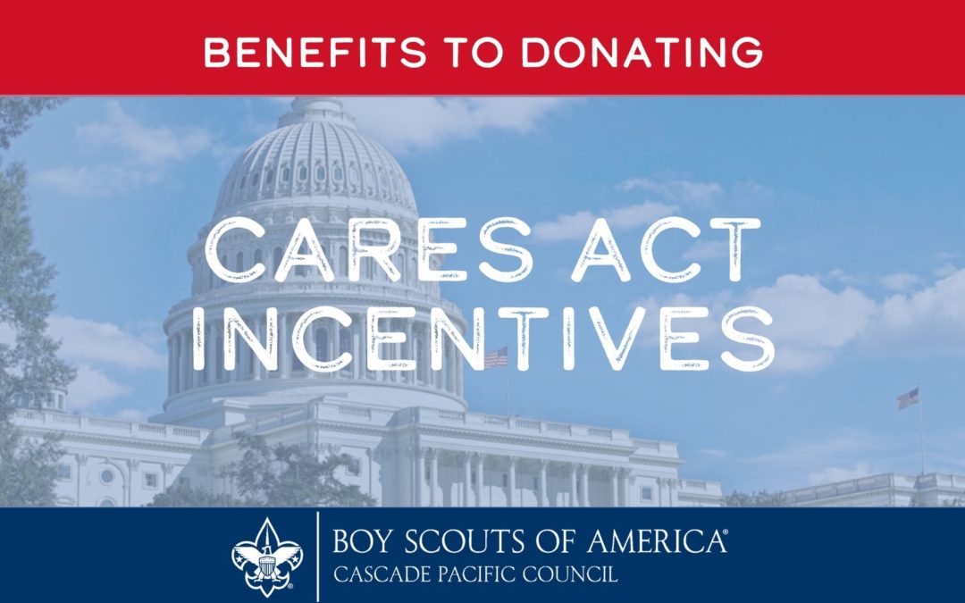 The CARES Act Incentive: Tax Benefits to You when Giving to the CPC