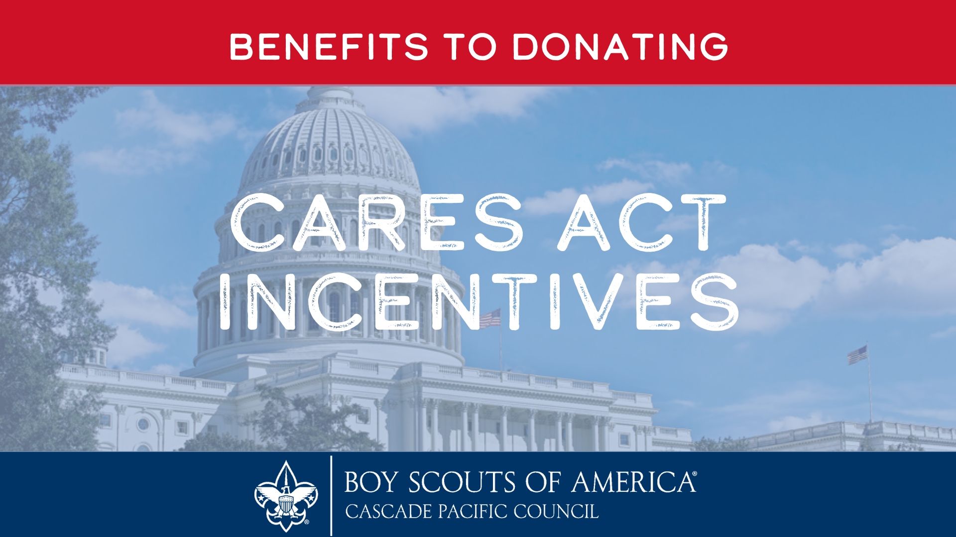 The CARES Act Incentive: Tax Benefits to You when Giving to the CPC